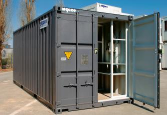 AlgecoStorage 20ft open deur